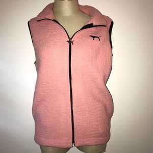 Victoria’s Secret PINK Sherpa Sleeveless Vest ✨